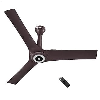 atomberg Aris Starlight Smart 1200mm BLDC Ceiling Fan |BEE 5 Star|Advance Air+ Technology| Silent Operation | Award Winning Design | LED Underlight | Free Installation | 5 Year Warranty (Umber Brown)