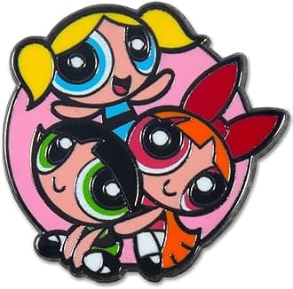 Powerpuff Girls 1" Full Color Enamel Pin