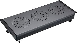 MasterClass Professional Extra Large Three Light Food Warmer, Dish Warmer, Display Boxed, Black/Grey