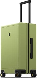 LEVEL8 Luminous Luggage, Pickle Green, Carry-On 20 Inch