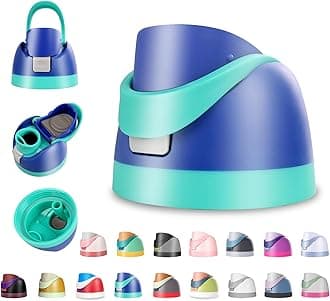 Replacement Lid for Owala Freesip,Compatible with Owala Freesip Water Bottle 16oz 24oz 32oz 40oz,Premium Replacement Accessories for Owala Cap,LeakProof,BPA-Free(Navy Blue)