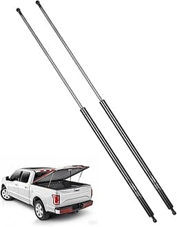 HUOPO ST360M110010 36 inch 100lb/445N Gas Strut Shocks Spring Heavy Duty Lift Support for Tonneau Cover Snowmobile Trailer Roof Top Cap Lid Bed Hatch Boat Steel Door Custom Window Lift, Set of 2