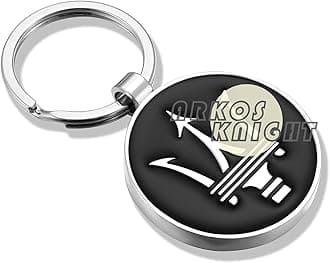 Creative Car Logo Keychain for Car 3D Chrome Metal Alloy Key Chain Gifts for Women and Men Keyring Universal Size