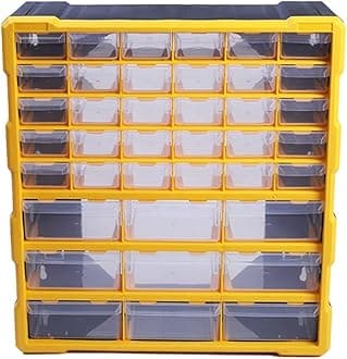 Alkon Polypropylene Component Organiser With Drawers (Aco39) Small Parts Storage|Jewellery|Pharmacy|Shop|Medicine|Diy|Clinic|Multiple Drawers-39 Drawers