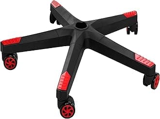 Frassie 28 Inch Heavy Duty Nylon Gaming Office Chair Base Replacement Part with 5 Casters