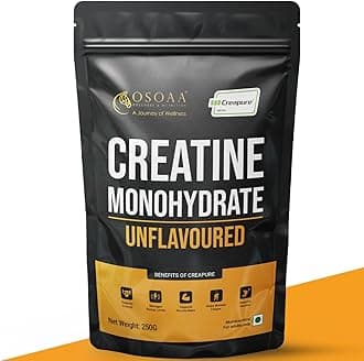 100% Creapure from Germany, Micronized Creatine Monohydrate Powder - 250g | 3g Creatine/Serving | Pre/Post Workout Supplement for Muscle Repair & Recovery | Supports Athletic Performance & Power