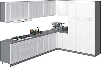 Kitchen Timeless Collection White Matte Color Base Size 12Ft Wide