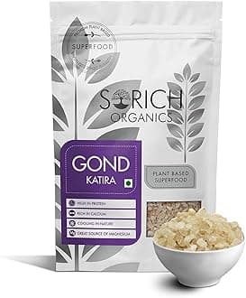 Pure Gond Katira (Tragacanth Gum) Natural Edible Gond 400g| Cooling Ayurvedic Superfood for Summer Drinks, Falooda & Sweets | Supports Digestion, Hydration & Skin Health