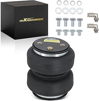 maXpeedingrods Replacement Air Spring Ride Bag 2500lb w/Internal Jounce Bumper for GMC Silverado Sierra 1500 for Ford F-150/F-250/F-350/F-450 for Dodge Ram 2500 3500