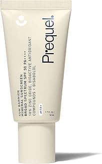 Prequel Skin - Sun Barrier Mineral SPF 50 Sun Protectant - Lightweight Semi-Transparent Zinc Oxide Sunscreen - 1.7 Fl Oz