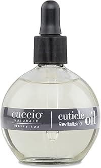 Naturale Revitalizing,Hydrating Oil For Repaired Cuticles Overnight - Remedy For Damaged Skin And Thin Nails - Paraben, Cruelty-Free Formula - Peach And Vanilla - 2.5 Oz