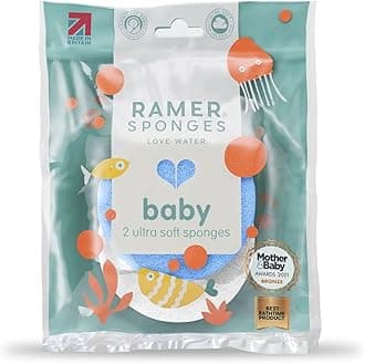 – Ramer Ultra Soft Baby Sponges Twin Pack - Blue & White