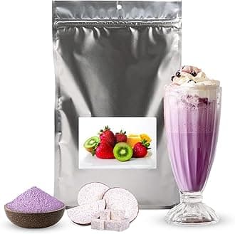 Premium Ube Taro Bubble Tea Flavoring Powder | Purple Sweet Potato Powder | Perfect for Baking, Smoothies, Desserts and Drinks | Instant Flavoring Powder for Boba Milk Tea | PWD010-B-USA