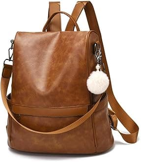 Women Backpack Purse PU Leather Anti-theft Casual Shoulder Bag Fashion Ladies Satchel Bags