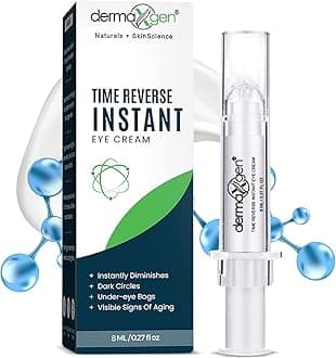 Puffy Eye Treatment Time Reverse Instant Anti-aging Eye Cream New Advanced Formula - Visibly Reduce Under-eye Bags, Wrinkles, Dark Circles, Fine Lines & Crow's Feet Instantly - 8ml