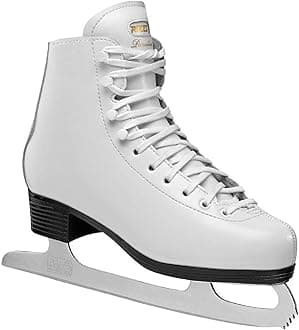 Roces Women's/Misses/Girls Stainless Steel Figure Blade Anatomically Shaped Mid-Cut Paradise Ice Skates with Lacing Closure