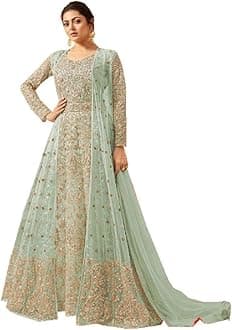 DelisaIndian/Pakistani Bollywood Party Wear Long Anarkali Gown for Womens LT NNew