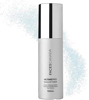 FACES CANADA Ultime Pro Makeup Fixer, 100 ml | Long Lasting Makeup Setting Spray | Keeps Makeup Intact | Hydrates, Soothes & Refreshes Skin | Hyaluronic Acid & Vitamin E Enriched | No Alcohol