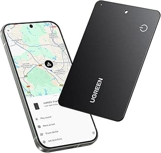 FineTrack Slim G (Android Only) Wallet Tracker Card, 5-Year Battery Bluetooth Tracker Card Work with Find Hub App, IP68 Waterproof Smart Google Tracker Card for Wallet Luggage[Google Certified]