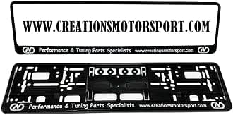 Creations Motorsport Number Plate Surrounds