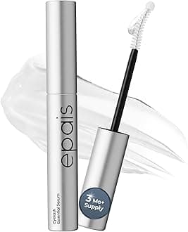 Eyelash Growth Serum & Lash Conditioner, 7 Peptide & Biotin Formula for Longer & Fuller Looking Lashes and Brows, Prostaglandin-Free, Jumbo 15ml (3+ Month Supply), Korean Lash Serum