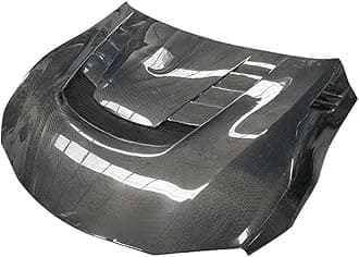 VRS Style Hood Carbon Fiber Compatible For Toyota GR Supra A90 A91 Mk5 Bonnet Hood Car Accessories Carbon Bonnet Engine Cover FRP 2019+(Carbon Fiber)