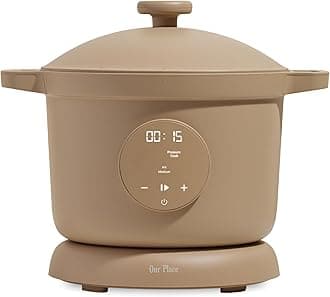 Dream Cooker | 6 Qt Ceramic Nonstick Multicooker & Pressure Cooker with Touchscreen Controls & Auto Steam Release | 4 Modes: Pressure Cook, Sauté/Sear, Slow Cook & Warm | Steam