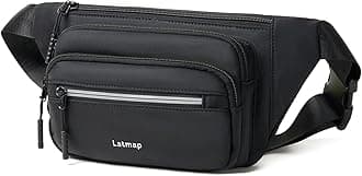 LATMAP3L Fanny Packs Everywhere Belt Bag Small Fashion Crossbody Waist Pack Waterproof Sling Chest Bag For Women Black