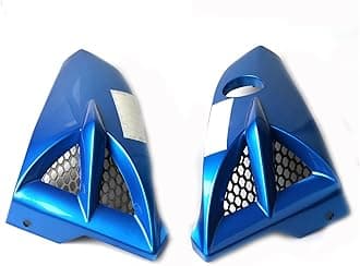 Motorcycle Air Scoop Tank Shroud Cowling Compatible With YAMAHA YBR125 YBR125G YBR 125 G 125G Cover Protection Side Panel Guard Part (Color : 09 Light Blue)