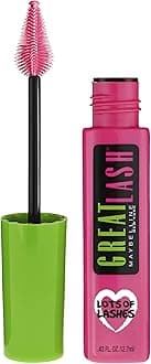 Maybelline Great Lash Lots of Lashes Washable Mascara, Brownish Black 142, 12ml
