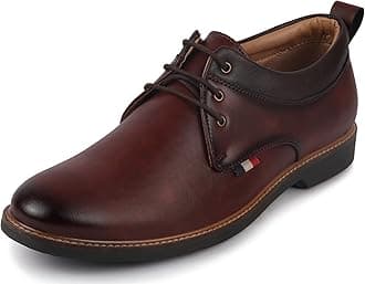 FAUSTOMen's Formal Lace Up Oxford Shoes for Office|Meetings|Daily|Comfort|Fashion|Stylish|Parties|Outdoor|Occasions|TPR Welted Sole (6-13 UK)