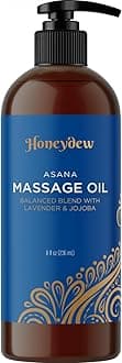 Relaxing Sore Muscle Massage Oil for Body - Premium Highly Absorbent Non Greasy Rosemary and Lavender Massage Oil for Massage Therapy with Sweet Almond Oil - Therapeutic Grade Non GMO and Vegan