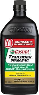 Transmax Dexron VI Mercon LV Automatic Transmission Fluid, 1 Quart, Pack of 6