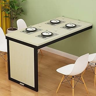 Wall Desk Wall Mounted Folding Table, Space Saver Fold Out Kitchen Dining Desk, Computer Table, Invisible Wall Table, Home Office Workbench Bar Desk