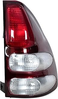 Car Rear Tail Light Taillight Without Bulbs Compatible For Toyota Land Cruiser Prado LC120 2003 2004 2005 2006 2007 2008 2009(1Pcs Right)