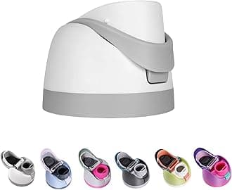 Replacement Lid for Owala Freesip, One Button Top Replacement, Leakproof BPA-Free Sports Water Bottle Cap Replacement Compatible with White Owala 24oz 32oz 40oz 16oz(White)
