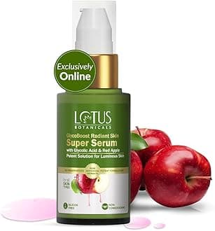 Lotus Botanicals GlycoBoost Radiant Skin Super Serum with Red Apple & Glycolic Acid | 30 ml
