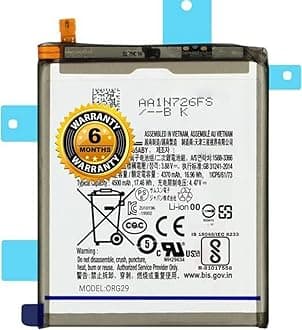 THE BATTERY STORE Original EB-BN985ABY Battery for Samsung Galaxy Note 20 Ultra 5G SM-N985F SM-N986F SM-N986B with 6 Months Warranty and (for Note 20 Ultra BN985ABY)