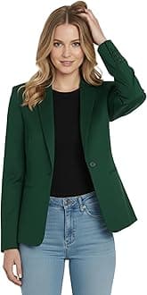 ROCKSY Smart Casual Formal Blazer for Women, Regular Fit Stylish Blazer for Women