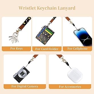 Florals Butterfly Slim Wallet Women Credit Card Holder, Flowers RFID Blocking Front Pocket Wallet Wristlet Keychain Lanyard, Small Cute Mini Thin Travel Zipper Coin PU Leather Card Case Gifts