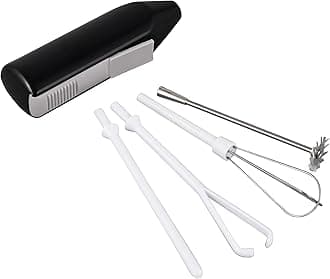 Norpro Cordless Mini Mixer, 5 Piece Set, Black