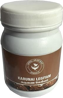Karunai Legiyam, 250g,Karunai Kizhangu Legiyam, Karun Kuruvai Legiyam, Karunai Kilangu Legiyam, Piper Longum Lehyam (Pack of 1 X 250g)