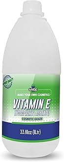 Vitamin E (Tocopheryl Acetate) - 1 L/ 33.8 Fl.Oz, Vitamin E for Industrial Application,Skin & Hair Care Product, Vitamin E Bulk 50ml/1.76 Fl Oz
