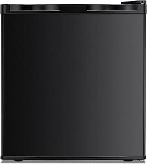 Kismile1.1 Cu.ft Upright Freezer with Compact Reversible Single Door,Removable Shelves Free Standing Mini Freezer with Adjustable Thermostat for Home/Kitchen/Office