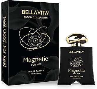 – Luxury Magnetic for him Eau de Parfum | 100 ml (3.4 fl.oz.) | Perfume for Men | Oriental-Fresh, Bergamot, Jasmine, and Cedarwood Notes | Long Lasting Men's Fragrance