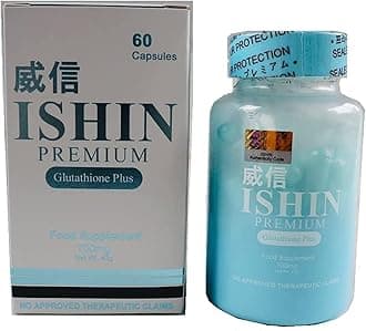 Ishin Japan Premium White Glutathione Plus 60 Capsules by Central Warehouse