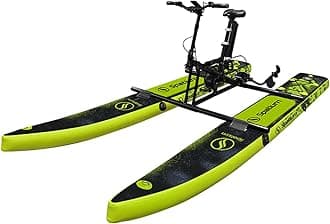 Inflatable Electric Water Bikes Inflataable Pontoon Water Bikes for Lake Pedal Fishing Boat Water Bicycles for Adults Waterbikes Inflatable Float Adults,8-18KM/H