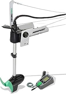 Newport NK180PRO Electric Kayak Motor - 1.8 HP Equivalent, 24V Brushless Direct Drive, Extended Range up to 100 Miles, Whisper-Quiet Precision, and Optimized Efficiency