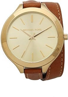 Michael Kors Slim Runway Women's Watch, Stainless Steel Bracelet Watch for Women