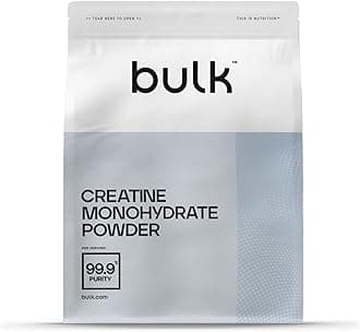 Bulk Creatine Monohydrate Powder 100g | Micronised Creatine Supplement for Strength, Power & Performance | Unflavoured Vegan, Easy to Dissolve | Performance Boosting Supplement for Men & Women